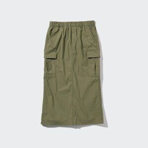 Uniqlo Easy Cargo Skirt OLIVE S
